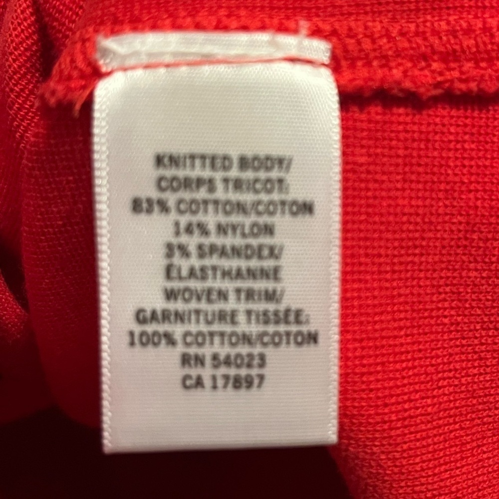 Banana Republic Seamed Button Down Red Mini Dress Size 8P Preppy Cocktail Hour - Picture 9 of 13